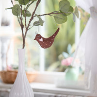 Polka Dot Bird Ornament