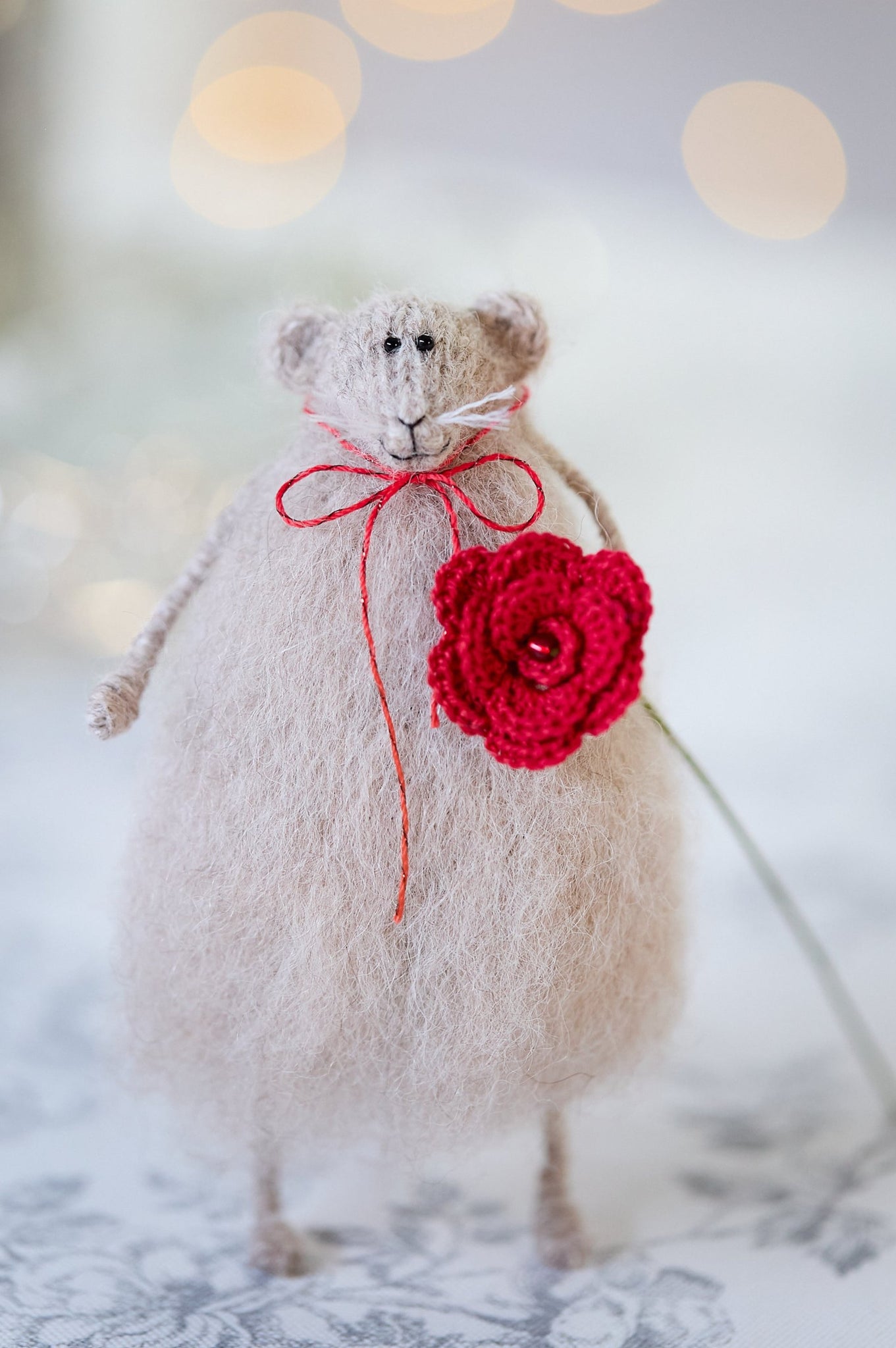 Mr Rat with Rose