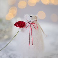 Rat with Rose