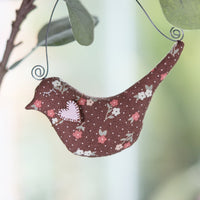 Floral Bird Ornament