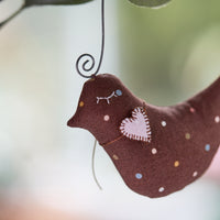 Polka Dot Birds Hanging