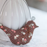 Floral Bird Ornament