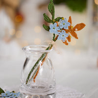 Mixed Leaves Forget-me-nots Bouquet 15cm