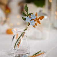 Mixed Leaves Forget-me-nots Bouquet 15cm