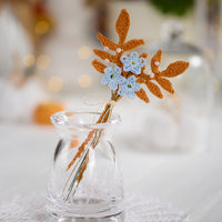 Autumn Leaves Forget-me-nots Bouquet 15cm