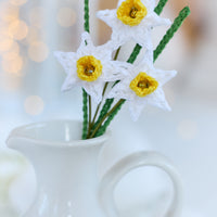 White Daffodils Bunch of 3