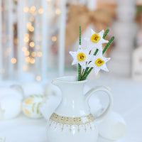 White Daffodils Bunch of 3