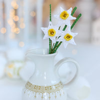 White Daffodils Bunch of 3