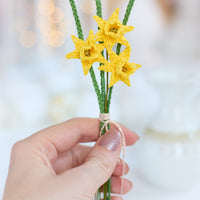 Yellow Daffodils Bunch of 3