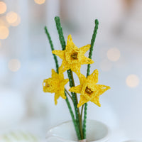 Yellow Daffodils Bunch of 3