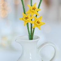 Yellow Daffodils Bunch of 3