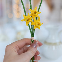 Yellow Daffodils Bunch of 3