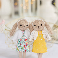 Mini Bunny Doll in Blue