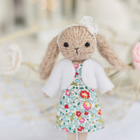 Mini Bunny Doll in Blue