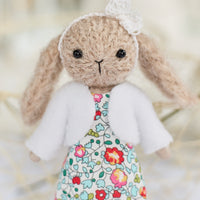 Mini Bunny Doll in Blue
