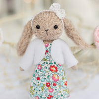 Mini Bunny Doll in Blue