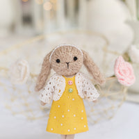 Mini Bunny Doll in Yellow