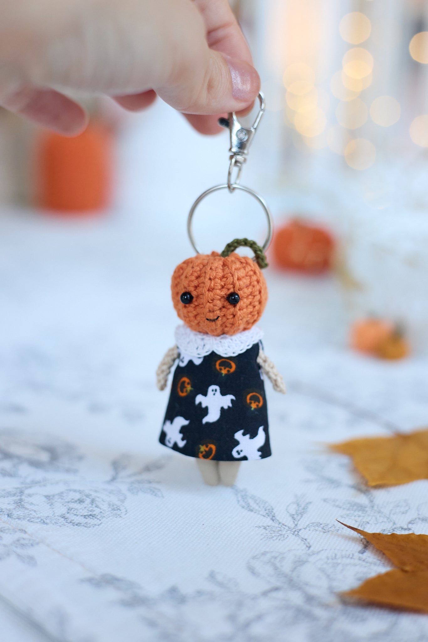 Miniature Pumpkin Doll