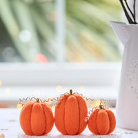 Set of 3 Felted Pumpkins