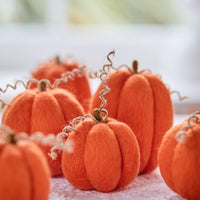Set of 3 Felted Pumpkins