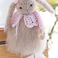Rabbit Girl in a Cardigan/colour variations