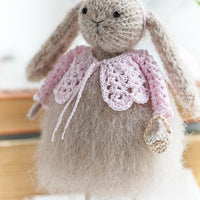 Rabbit Girl in a Cardigan/colour variations