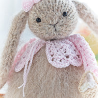 Rabbit Girl in a Cardigan/colour variations