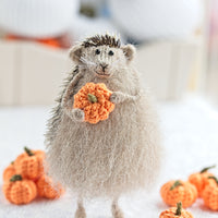 knitted hedgehog
