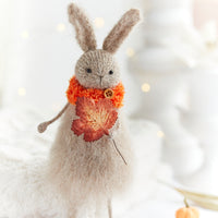 Knitted Bunny, Autumn Home Decoration