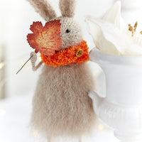 Knitted Bunny, Autumn Home Decoration