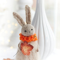 Knitted Bunny, Autumn Home Decoration
