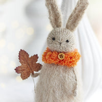 Knitted Bunny, Autumn Home Decoration