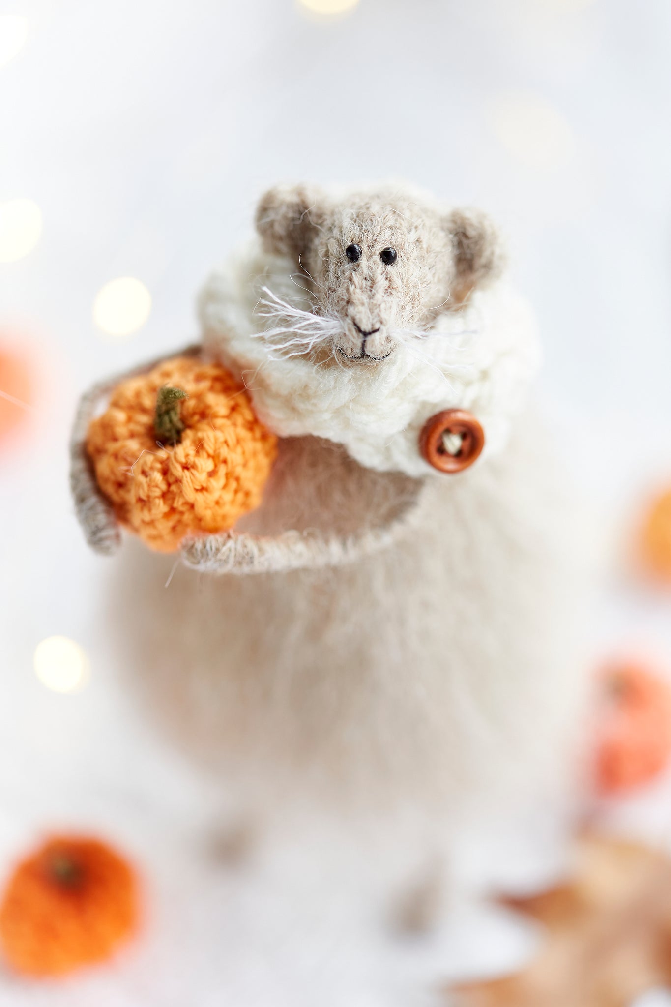 Mouse with a Pumpkin