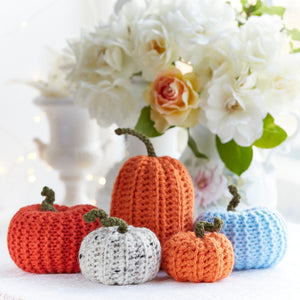 Knitted Pumpkins Sets of 5 or 10